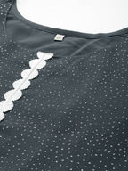 Ahalyaa Women's Traditional wear Ethnic Dress - Grey - Distacart