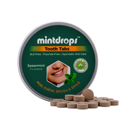Mintdrops Premium Tooth Tabs - Spearmint Flavour