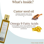 The Pure Story Natural Cold Pressed Castor Hair Oil - Distacart