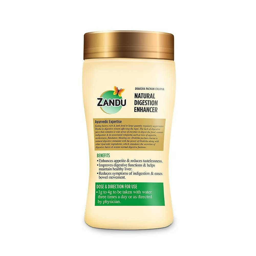 Zandu Natural Digestion Enhancer, Draksha Pachan Churna - Distacart
