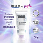 Dermdoc 4% Niacinamide With Spf 50 Pa +++ Brightening Sunscreen - Distacart
