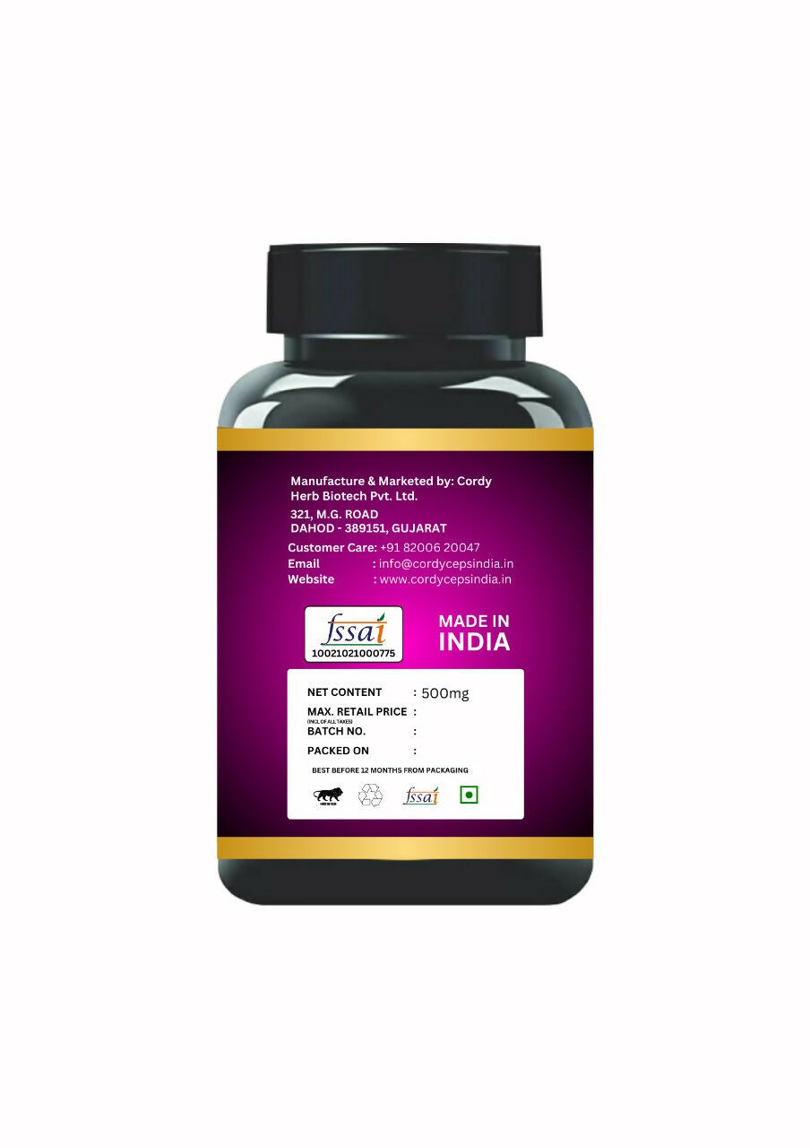 Cordy Herb KSM 66 Ashwagandha Veg Capsules - Distacart