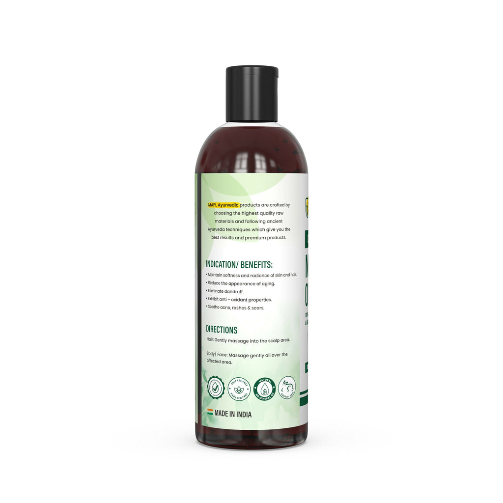 MAPL Neem Seed Oil Cold Pressed 100% Pure - Distacart