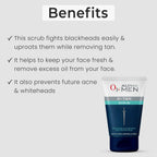 Professional O3+ Acno D-TAN Scrub With Hyaluronic & Mint - Distacart