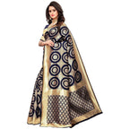 Vamika Banarasi Jaquard Blue Weaving Saree (Banarasi 27)