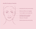 Natural Vibes Kwansha Face Massager with Free Gold Beauty Elixir Oil