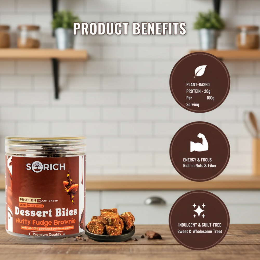 Sorich Organics Nutty Fudge Brownie Bites - Distacart