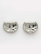 NVR Women's Set of 2 Gold & Silver Brass-Plated Artificial Stones Studded Studs Earring - Distacart