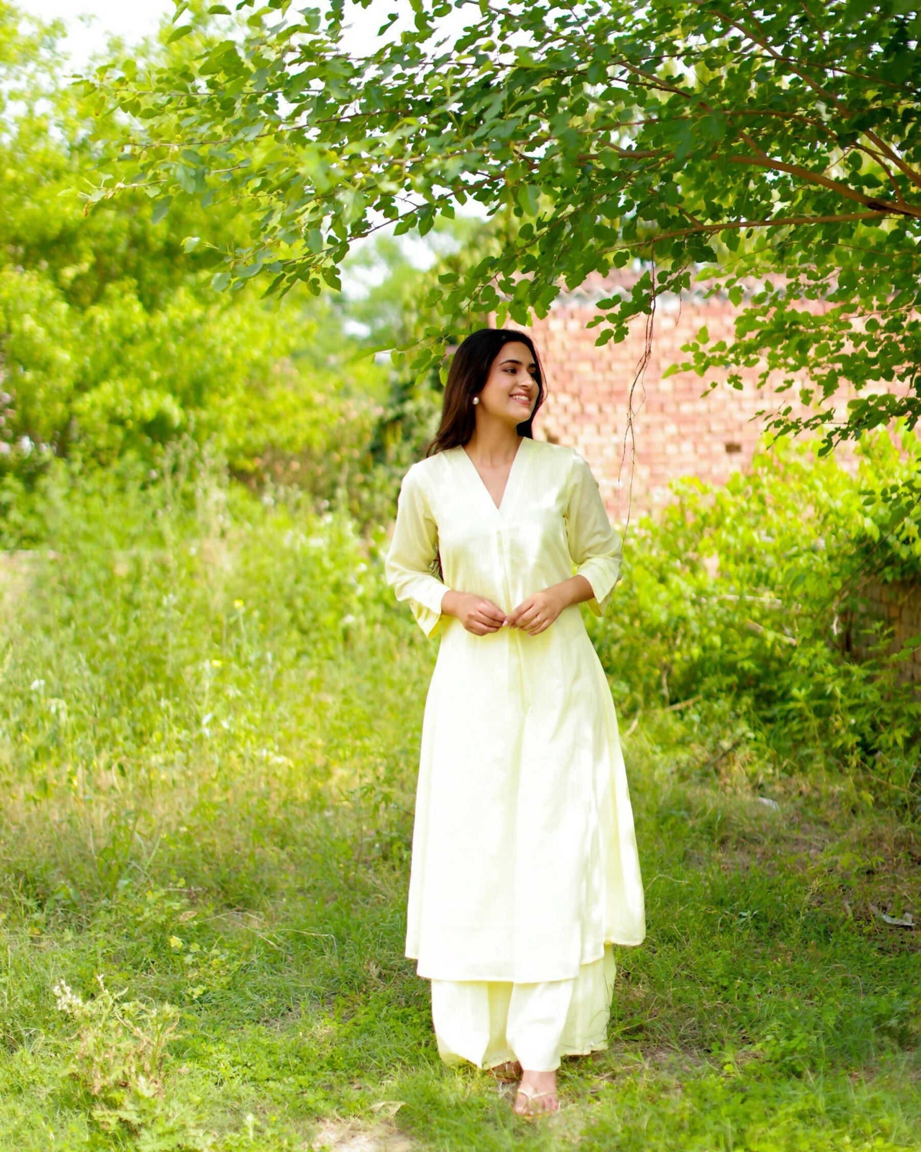 Aayaa Designer Pure Cotton 2 Piece Set Palazzo & Sets - Distacart