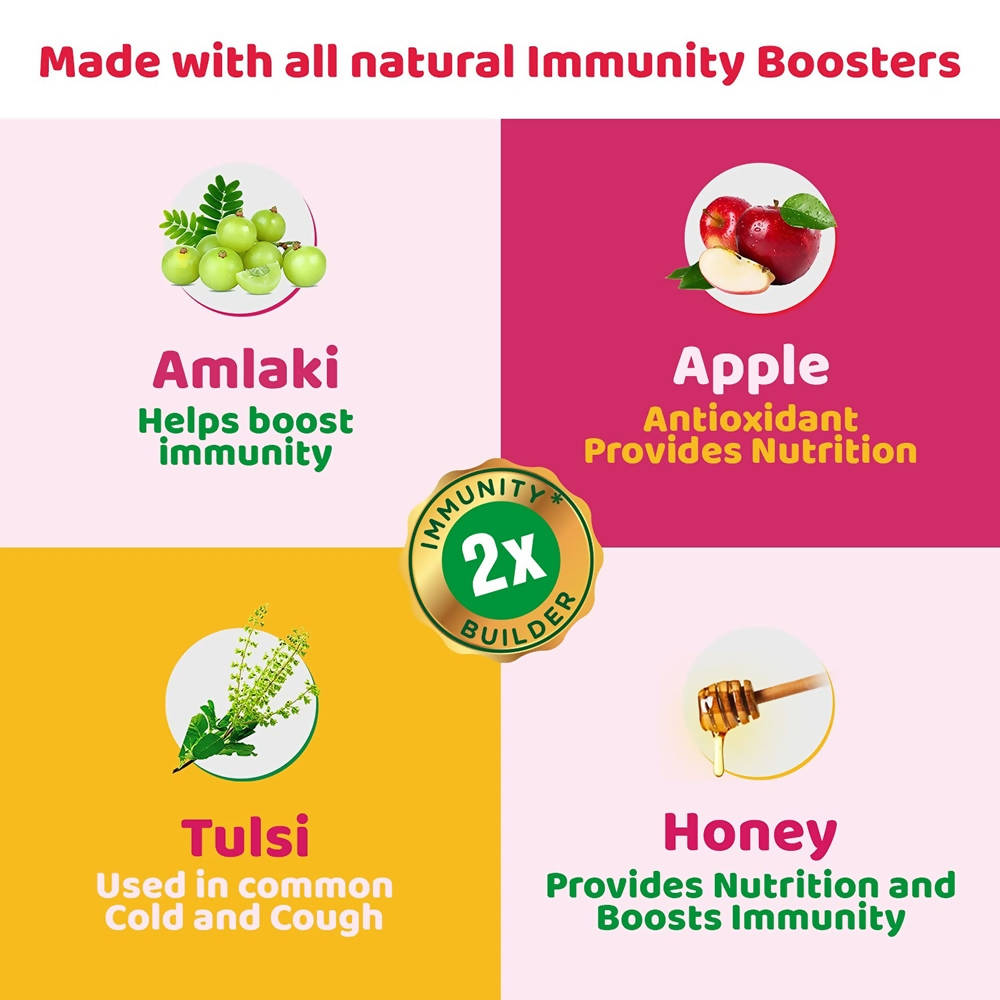 Zandu ImmU Tasty Ayurvedic Soft Chews For Kids Mango Flavour ingredients