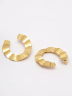 NVR Women Gold-Plated Contemporary Drop Earrings - Distacart