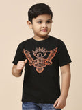 Fancode Kids Typography Printed Round Neck Sunrisers Hyderabad IPL T-Shirt