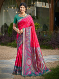 Shree Shyam Fashion Red Soft Silk Saree - Distacart
