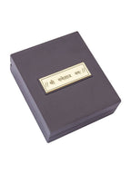 Golden Peacock 24-Ct Gold-Toned Gold Foil Ganesh Pooja Box