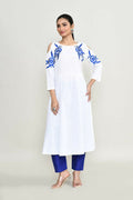 Joban Fashion White Rayon Tunic