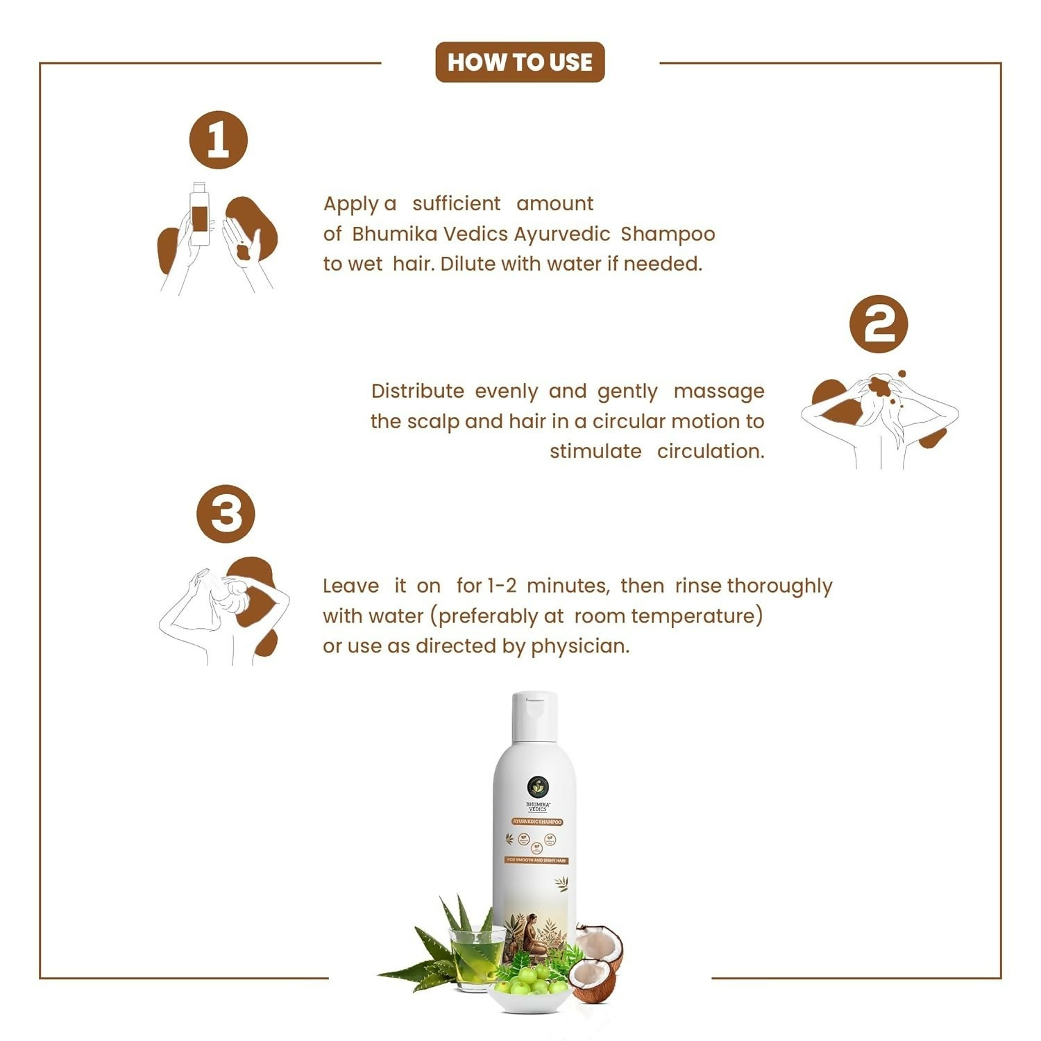 Bhumika Vedics Ayurvedic Shampoo