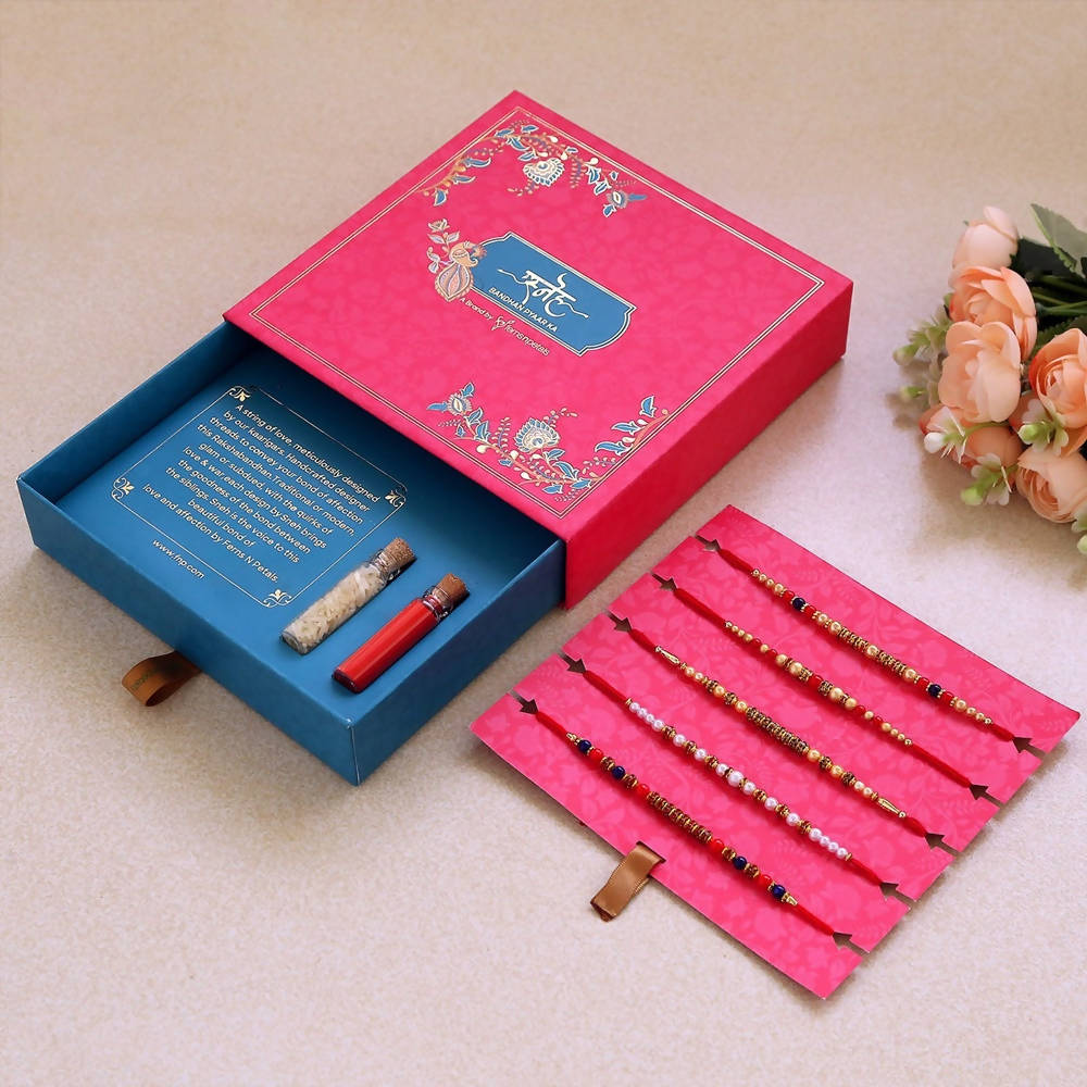 Designer Rakhis and Ferrero Rocher Box Online