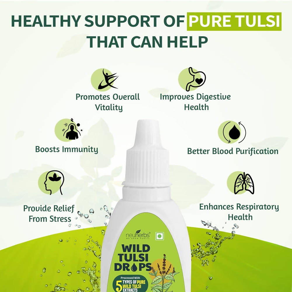 Neuherbs Wild Tulsi Drops