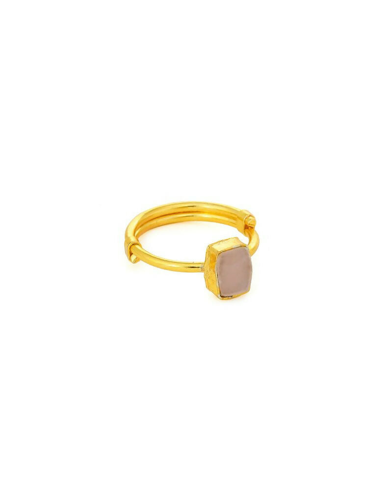 Natural Stone Pink Ring - Ruby Raang