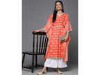 Ahalyaa Women's Traditional wear Kurta Set - Rust
