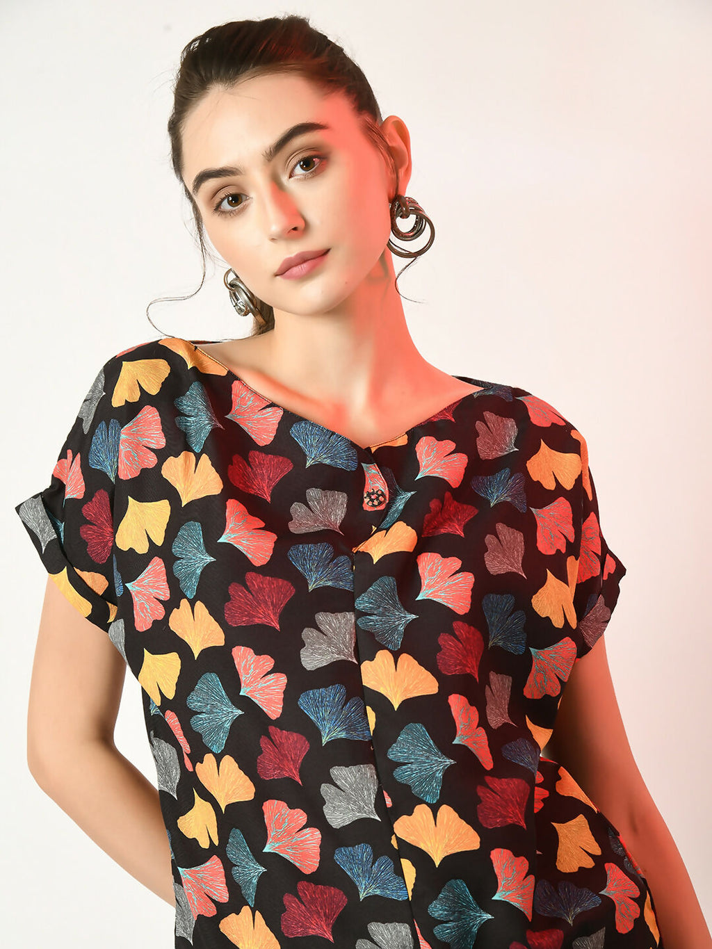 Myshka Women's Multi Printed Top