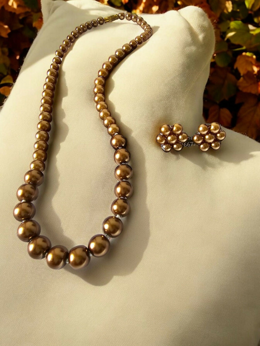Inhanns Spectrum Everyday Pearl Sets - Single Strand - Light Chocolate