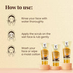 NutriGlow NATURAL'S Ubtan Face & Body Scrub with Besan, Moong Powder