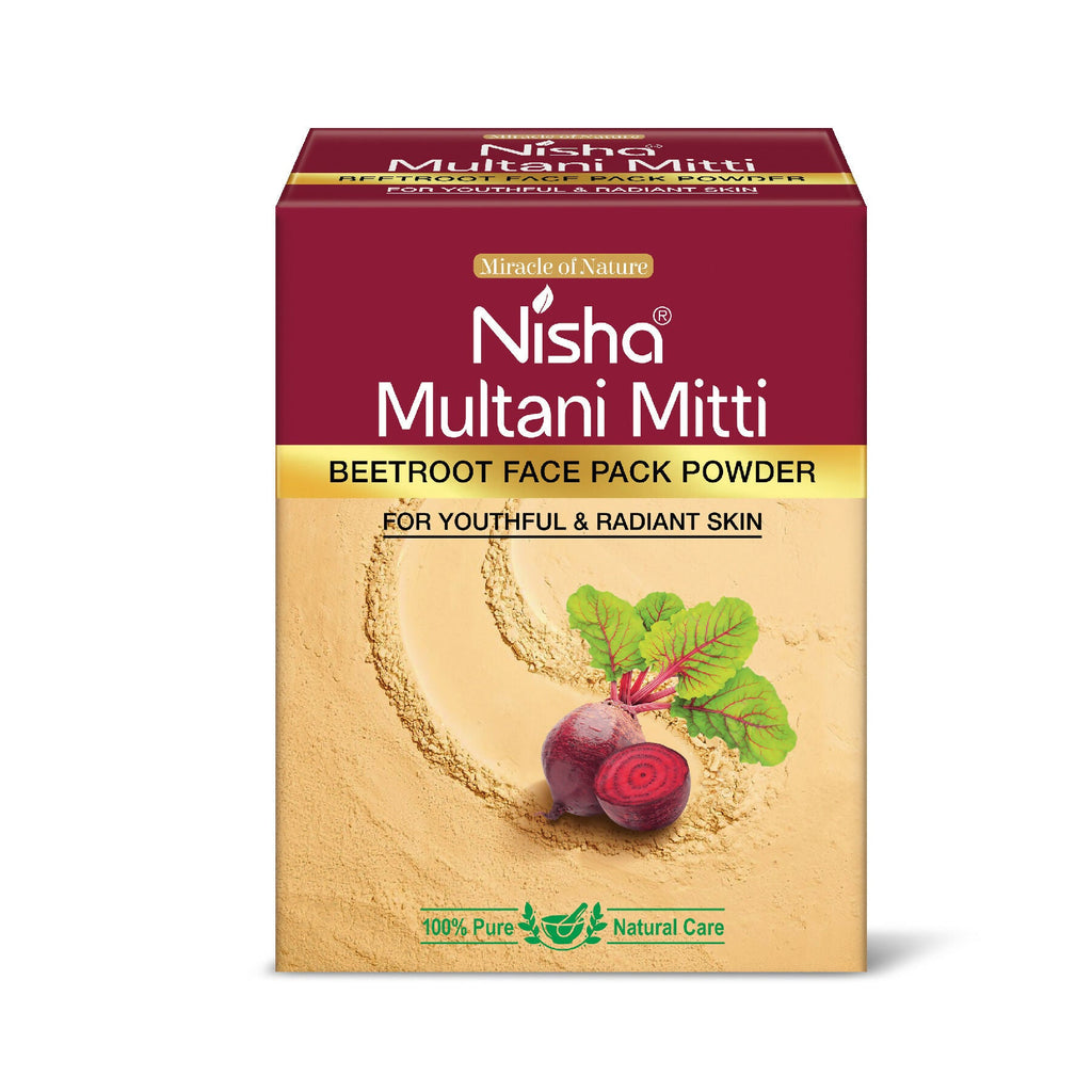 Nisha Beetroot Multani Mitti for Face |Skin Brightening Face Pack