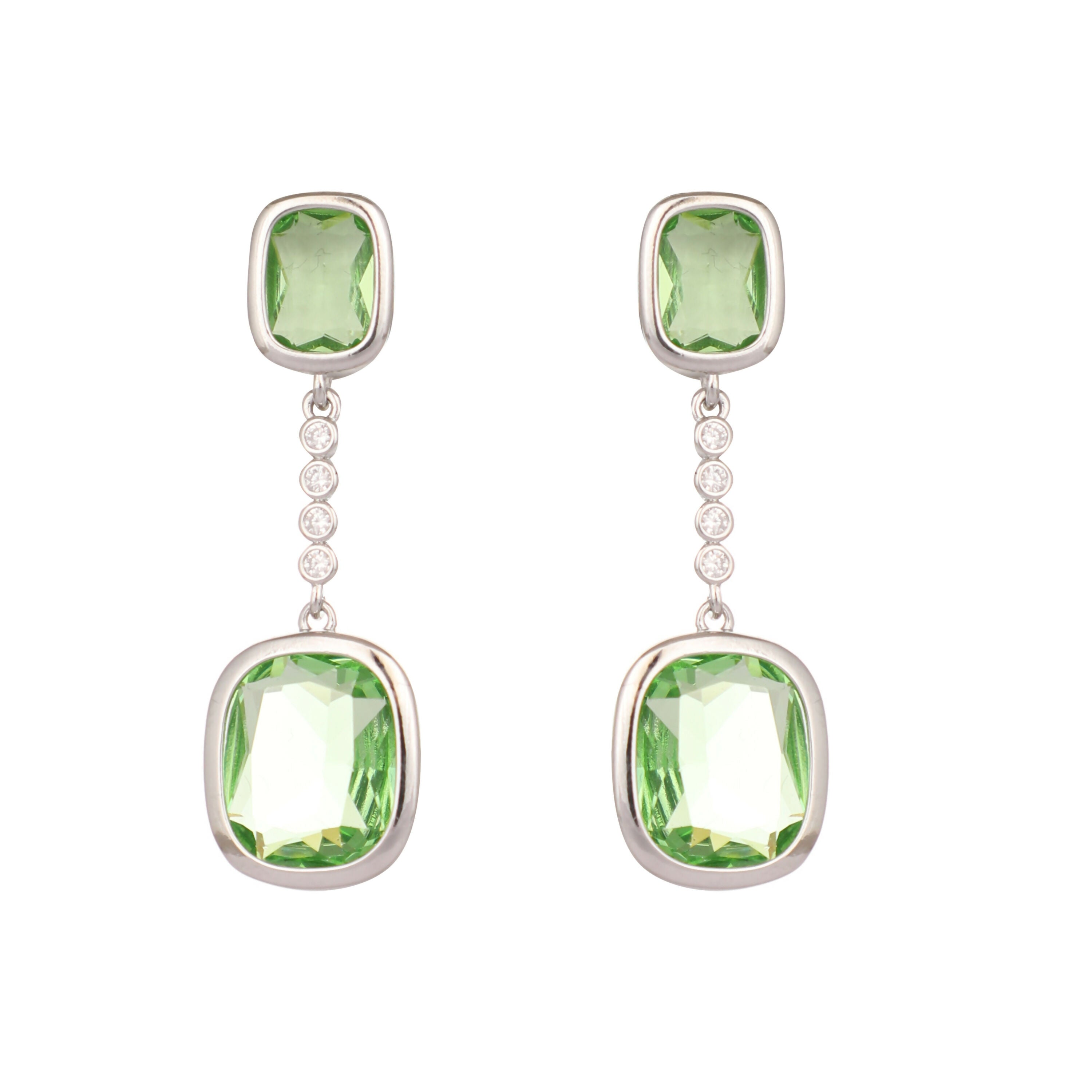 Nuyug Green Luxe Cascades Anti Tarnish Earrings - Distacart