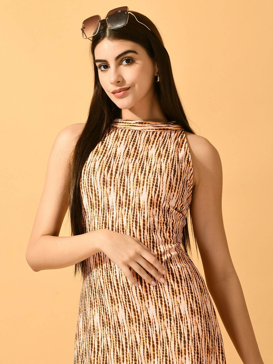 Myshka Women's Multi Bodycon Party Dress - Distacart