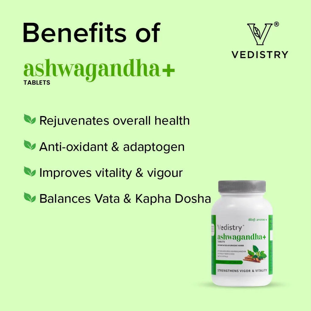 Vedistry Ashwagandha Tablets - Distacart