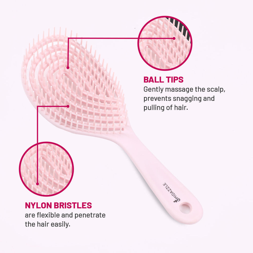 MiDazzle Hair Brush (Pink 3D) MIHB0014