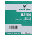 Nagarjuna Ayurveda Halin Drops Soft Gel Capsules