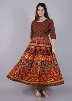 Vamika Multicolor Cotton Printed Party/Casual Wear Kurti (GAM17K)
