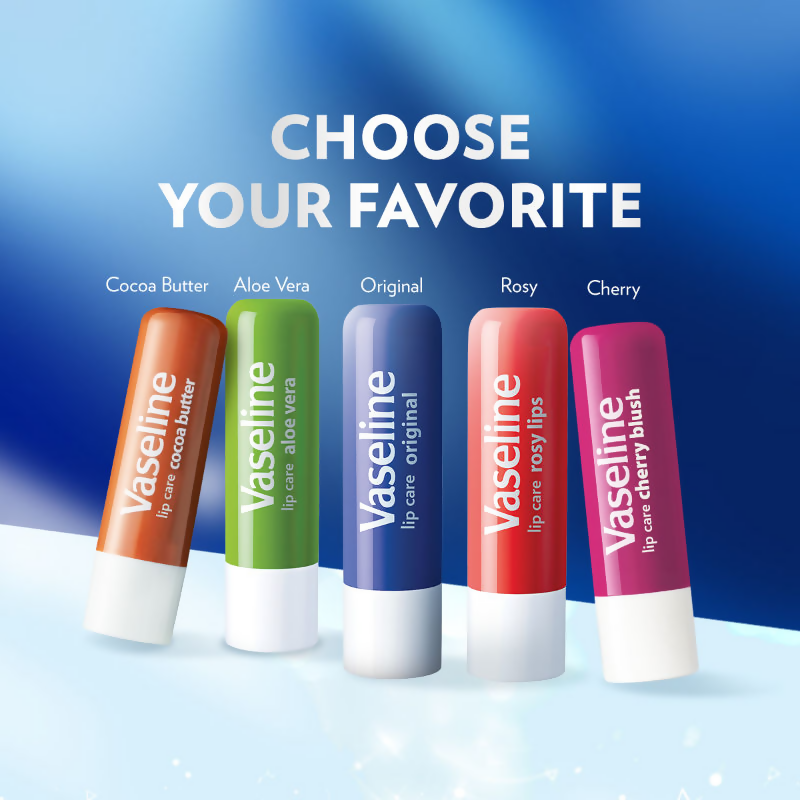 Vaseline Lip Care Lip Balm Stick - Cherry Blush - Distacart
