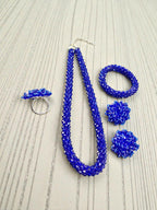 Inhanns Rangshine 4-In-1 Crystal Glam Set - Handmade - Royal Blue
