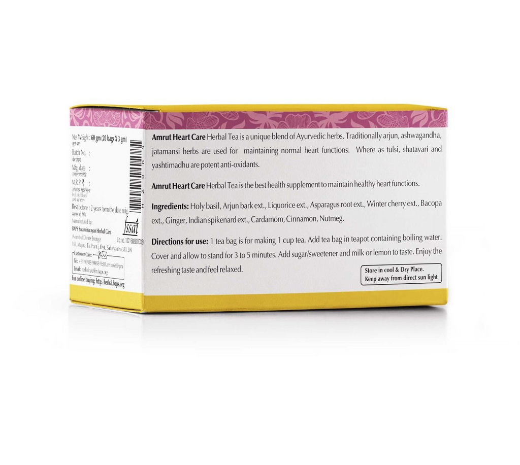 Baps Amrut Heart Care Herbal Tea