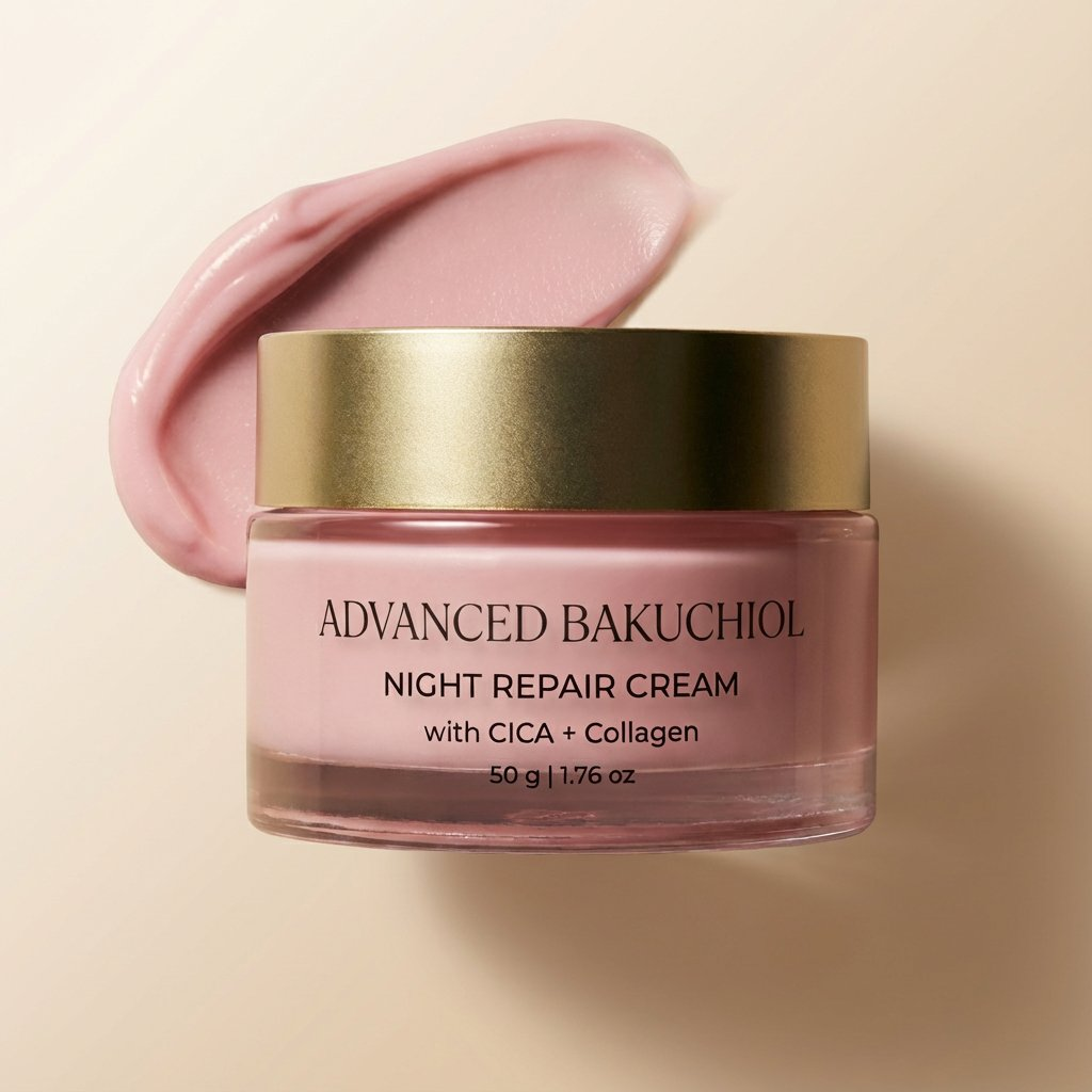 VedicDerm Advanced Bakuchiol Night Repair Cream - Distacart