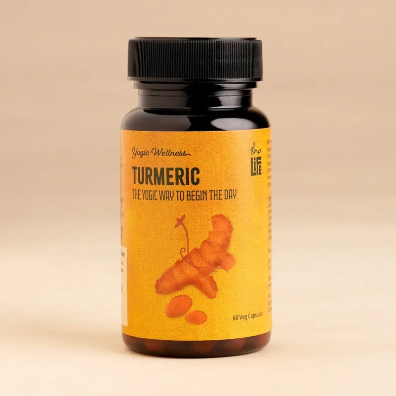 Isha Life Turmeric Powdered Form Of Vegetarian Capsules - Distacart