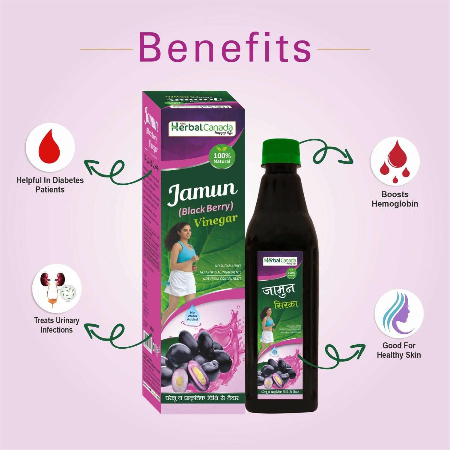 Herbal Canada Jamun Vinegar - Distacart