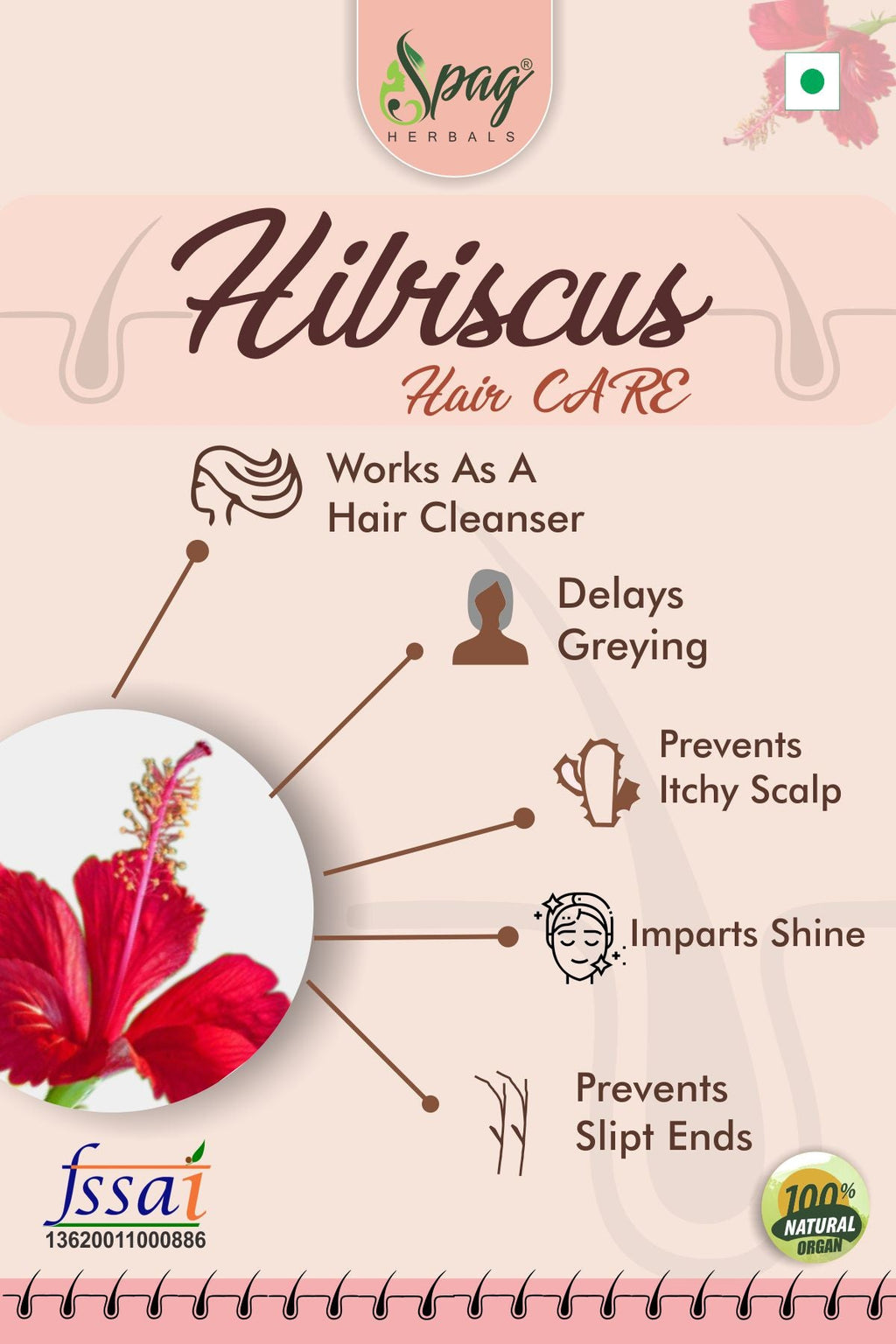 Spag Herbals Premium Hibiscus Powder