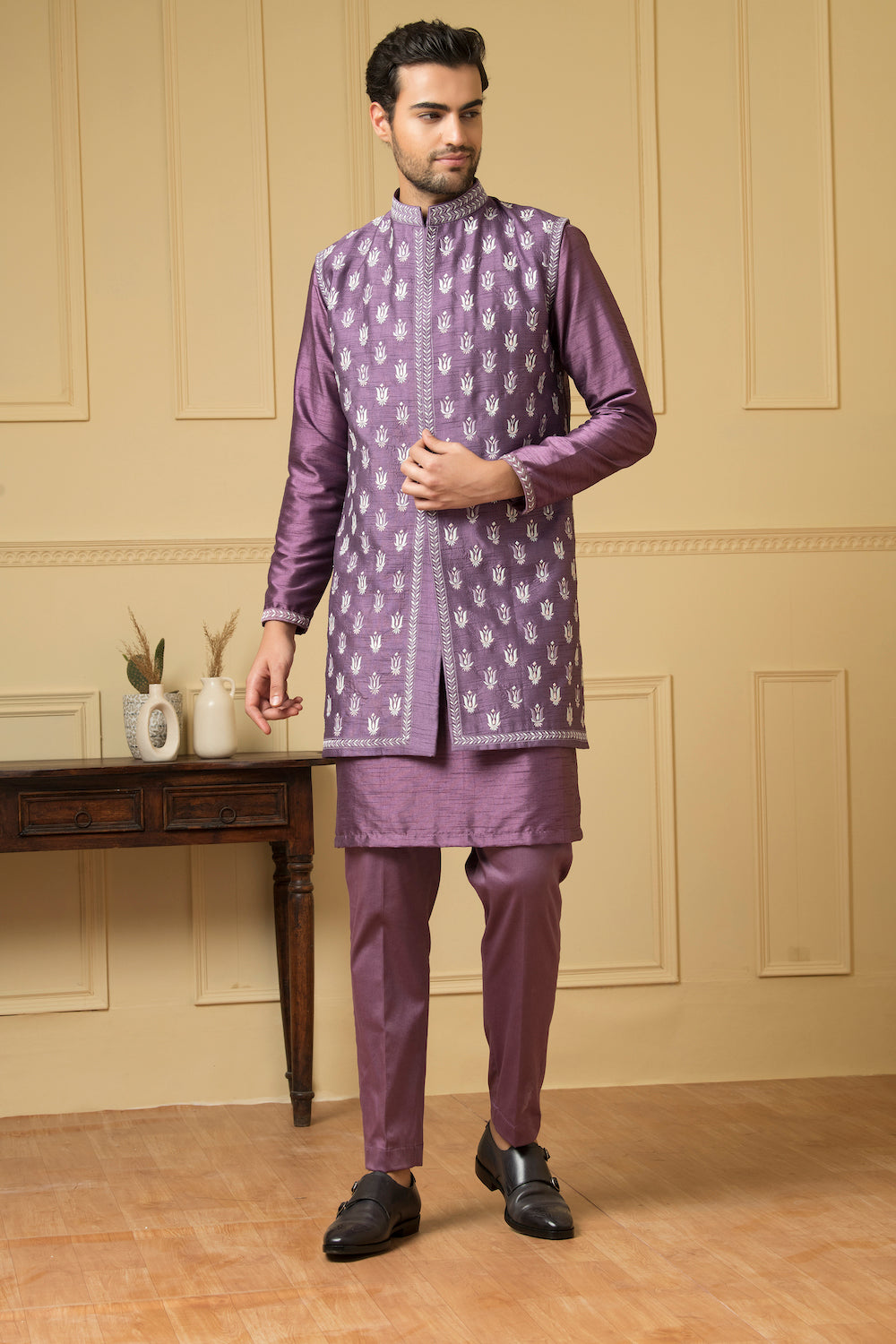 Suave Designer Men's Indo Western by Hilo Design