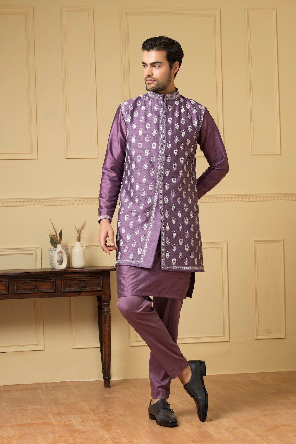 Suave Designer Men's Indo Western by Hilo Design