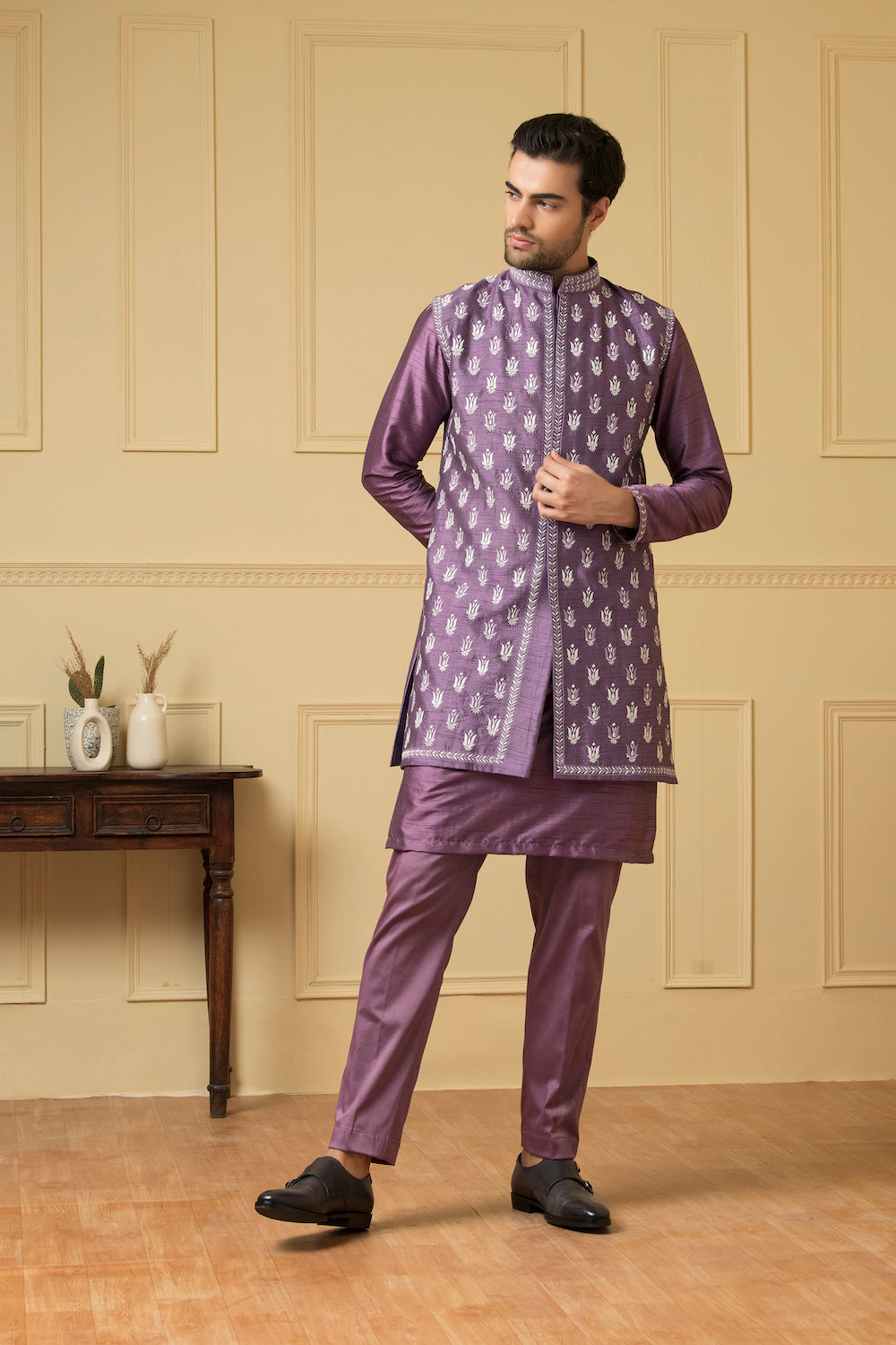 Suave Designer Men's Indo Western by Hilo Design