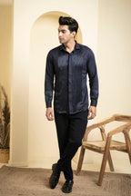 Metallic Designer Men's Shirt by Hilo Design