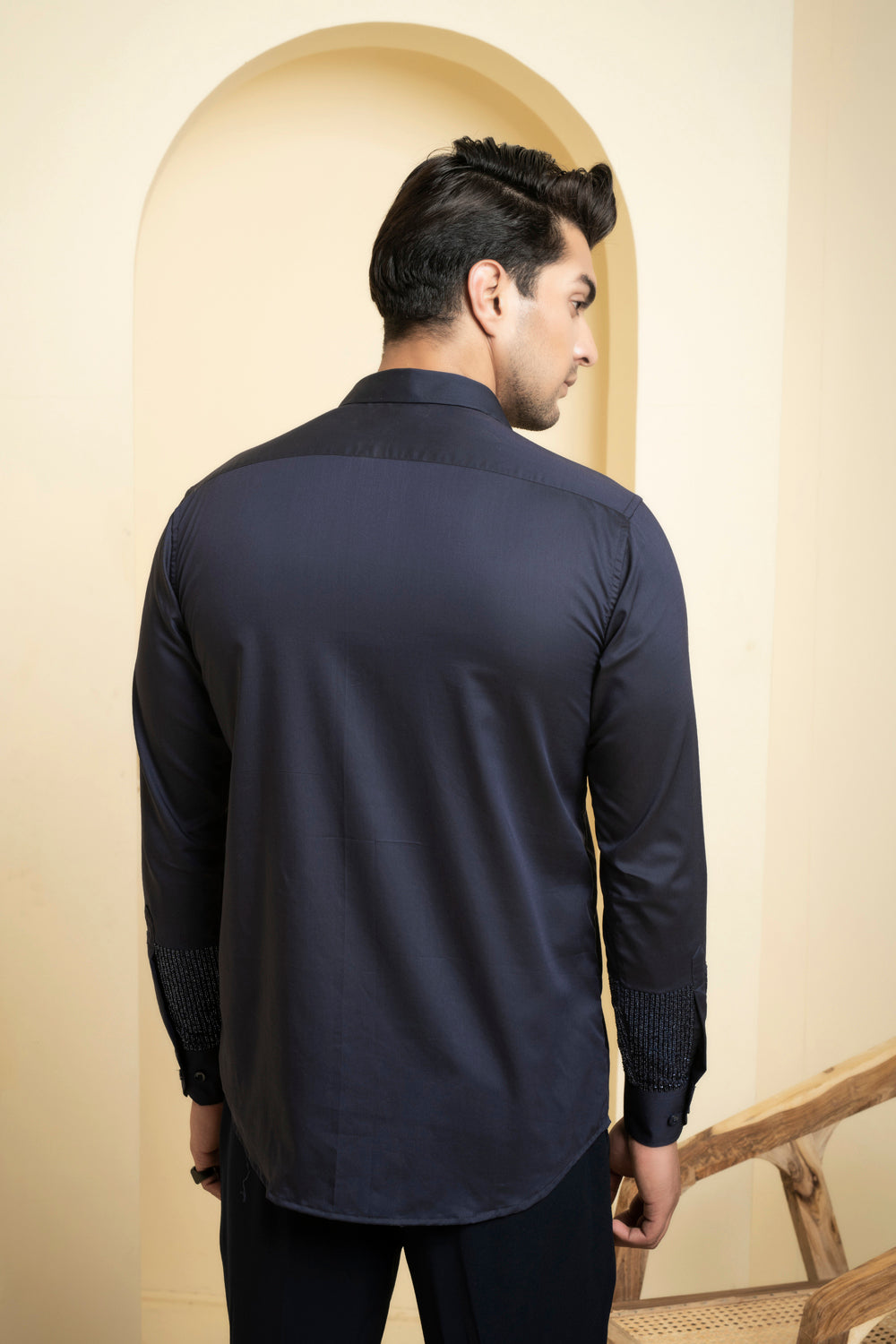 Metallic Designer Men's Shirt by Hilo Design