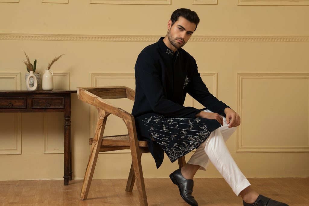 Cielo Designer Men's indo western by Hilo Design