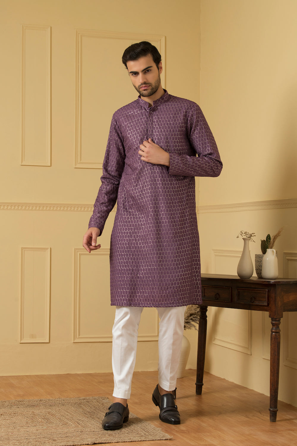Encantador Designer Men's Kurta by Hilo Design