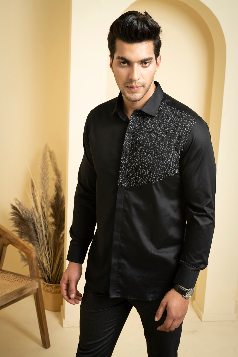 Distorted Designer Men's Shirt by Hilo Design