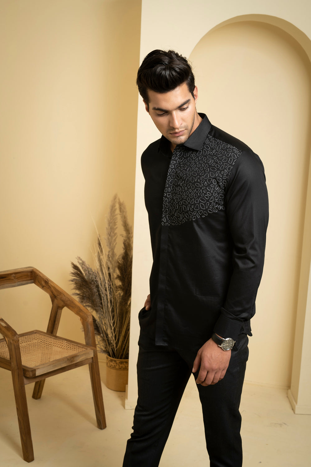 Distorted Designer Men's Shirt by Hilo Design